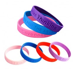 Debossed Silicone Bracelet