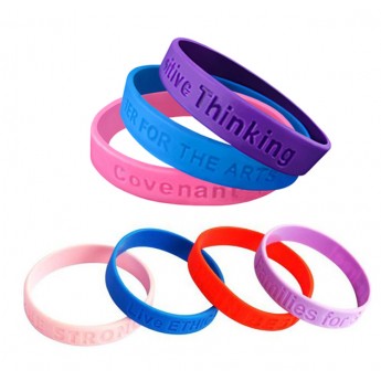 Debossed Silicone Bracelet